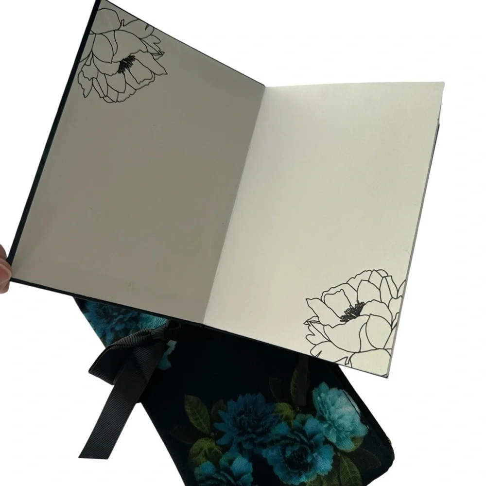 J. Jill Gift Set: Floral Cosmetic Zipper Pouch and Matching Journal